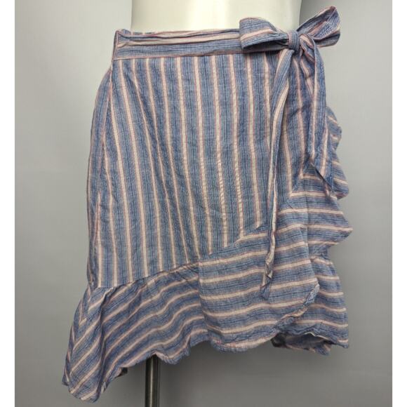 Venus Ruffle Stripe Skirt Sz Medium - Picture 1 of 6